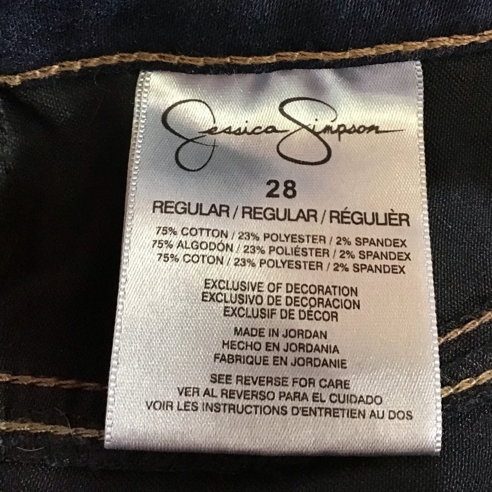 Jessica Simpson Kiss Me Jegging Jeans Size 28 NEW - Picture 4 of 4